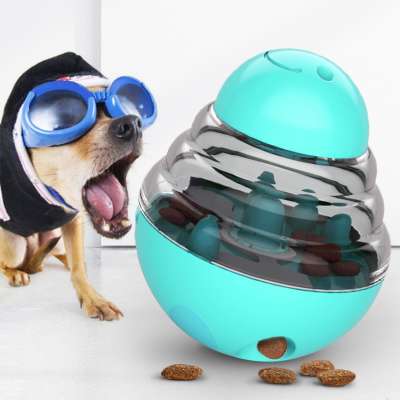 2020 New Amazon Hot Sale Dog Food Ball Toy Tumbler Ball Feeder Snack Dispenser