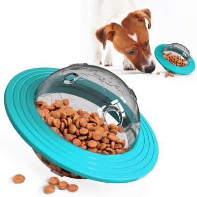 2020 New Amazon Hot Sale Pet Flying Disk Feeder Toy Dog & Cat